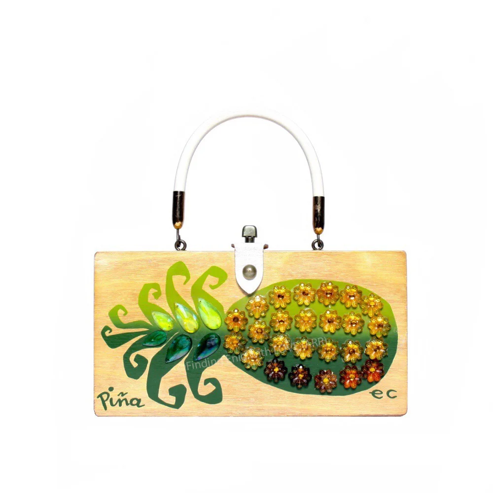Finding Enid with LOVE - Piña (Pineapple) Box Bag by Enid Collins